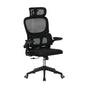 High Back Ergonomic Swivel Rolling Office Chair With Tilt Function, 3D Headrest, Lumbar Support - Black