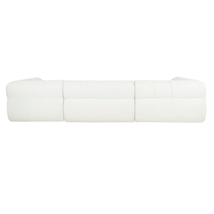 122" Modern L-Shaped Sectional Sofa with Chaise Lounge