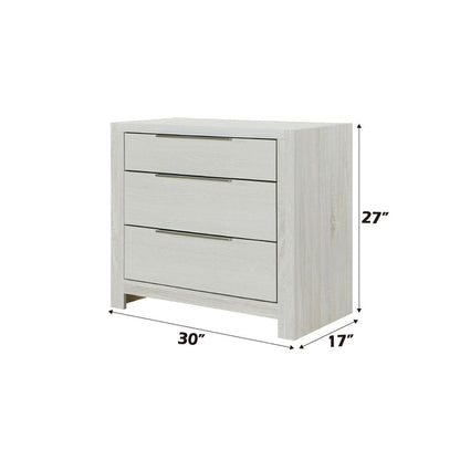 Jehoram - 3 Drawer Nightstand For Bedroom