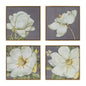 Botanical Wall Art Prints, Home Decor For Living Room Dining Room Bedroom Hallway (Set of 4) - Gray