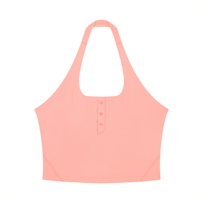 Loki & Ivy Women's Halter Yoga Tank Top