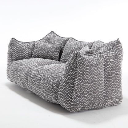 Comfortable Dual Beanbag Chair With High Resilience Foam Core For 2 People