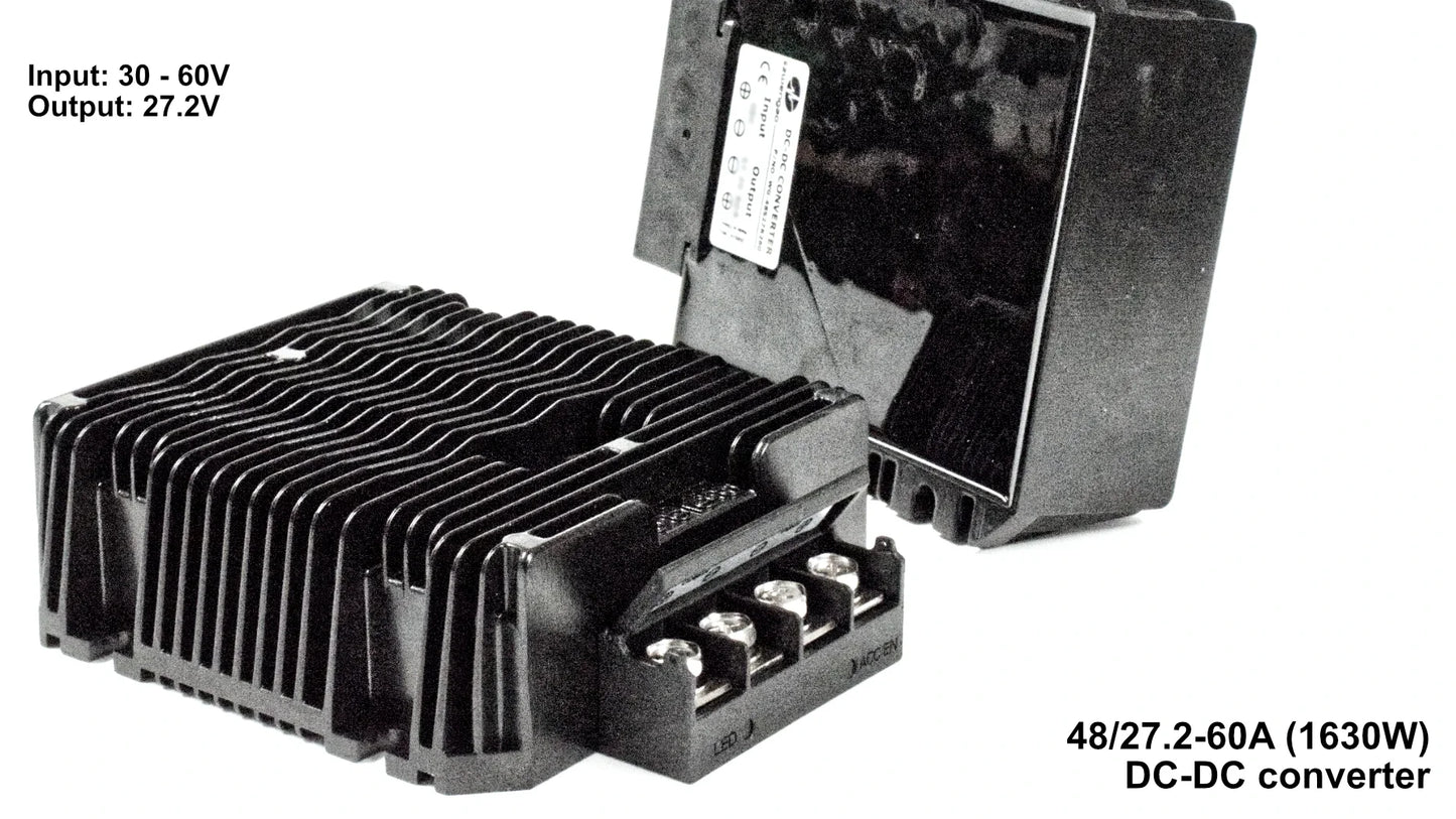 DC-DC Converters: step up/down transformers for 12V, 24V & 48V