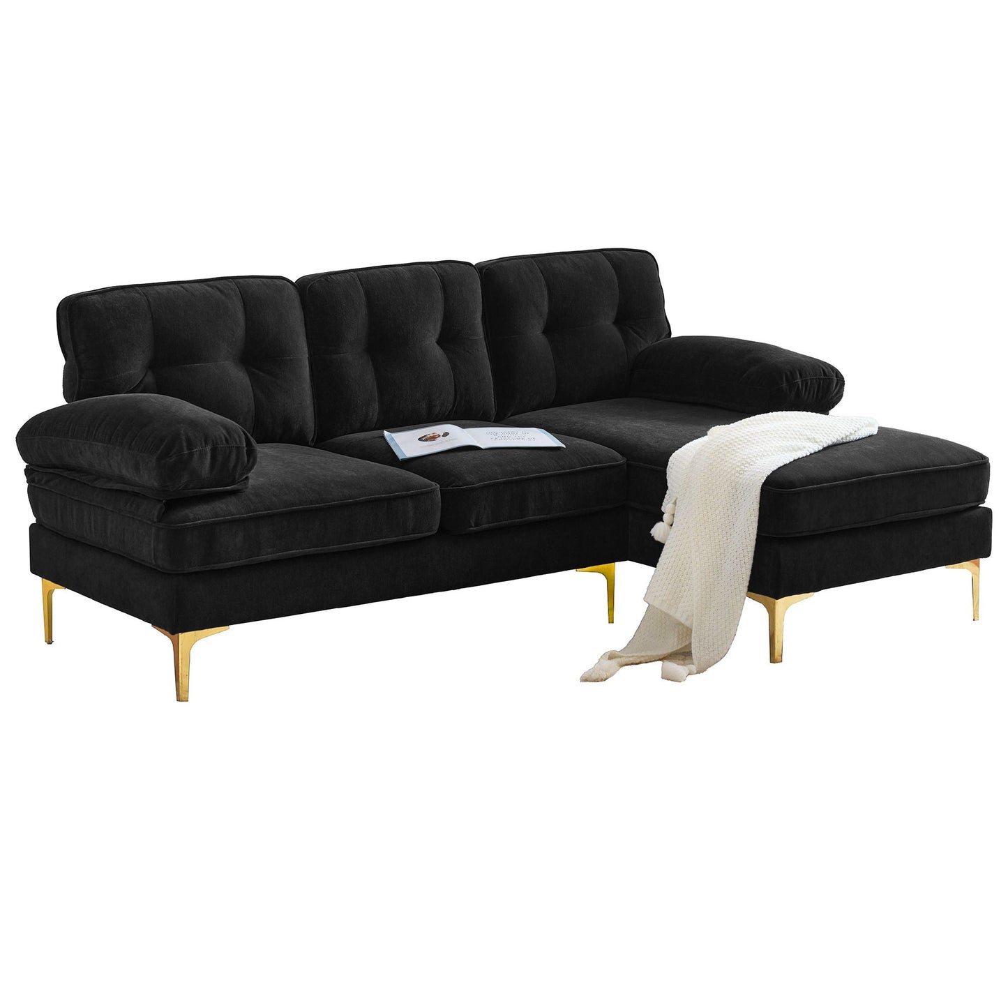 Modern L Shaped Sectional Sofa For Living Room