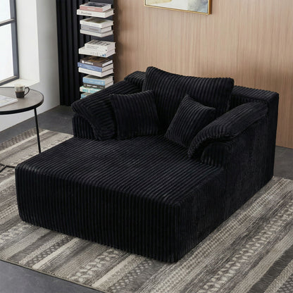 Chaise Lounge Chair, Deep Seat Sleeper Couch For Living Room