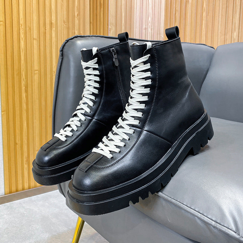 High-top British-style Instagram-trendy Shoes