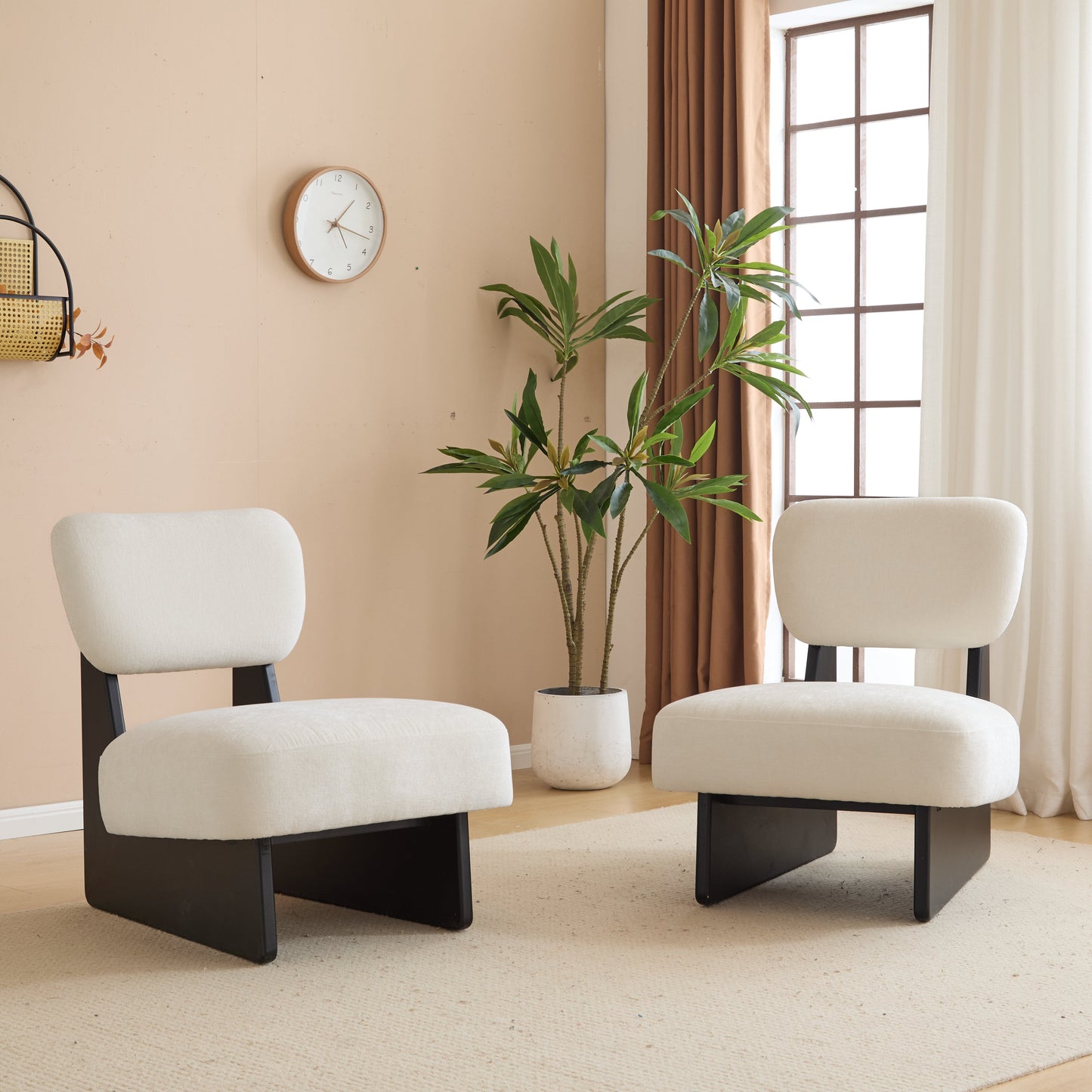 Set of 2 Modern Chairs