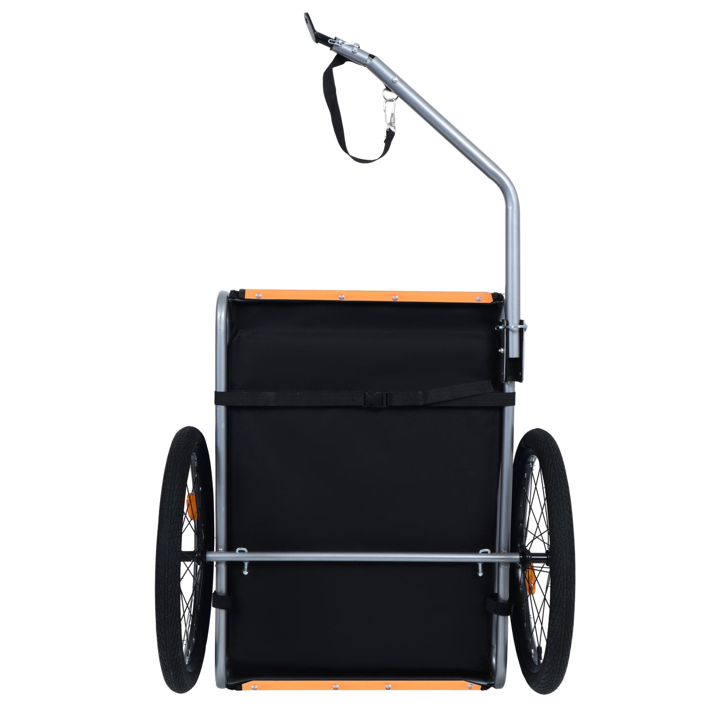 Large Folding Bike Trailer for Dogs – 66Lb Capacity All-Terrain Pet Carrier