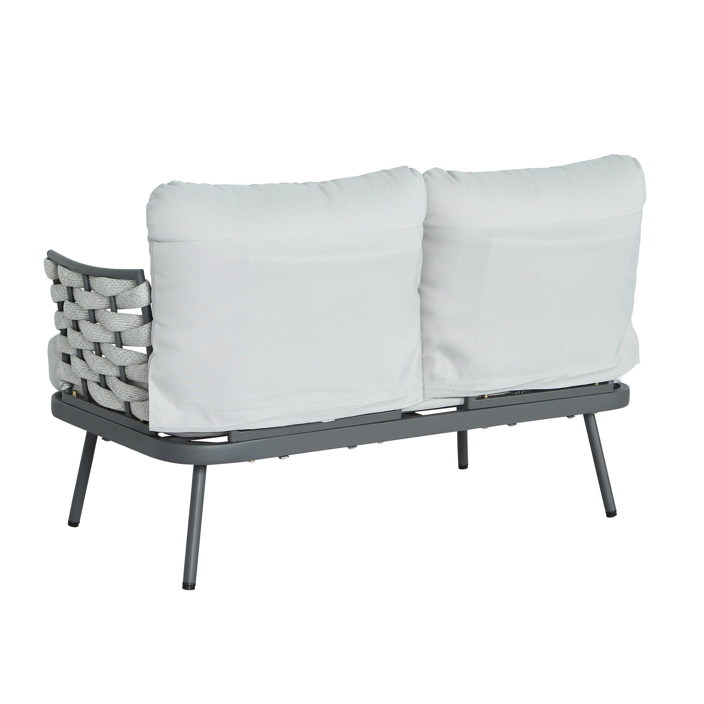 Mariano Steel 4-Pieces Conversation Set