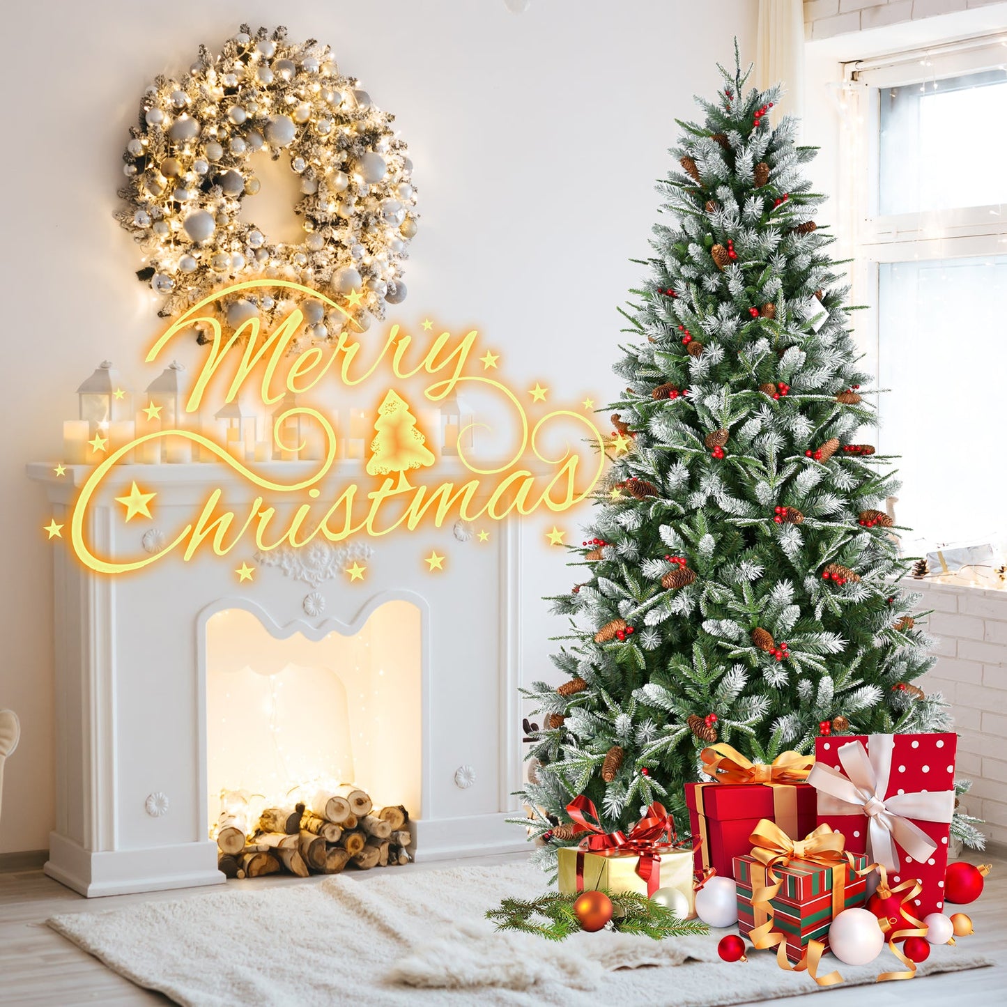 4FT Christmas Tree with 747 Tips