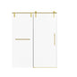 Frameless Single Sliding Shower Doors With Towel Rail & Handle