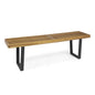 Intrinsic Outdoor Dining Bench With Slat Top