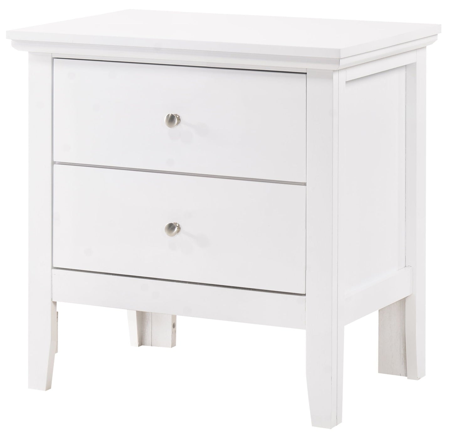 English Dovetailed Drawers Nightstand