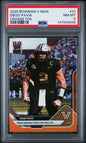Graded 2025 Topps Bowman U Now Diego Pavia #31 Orange Foil /25 Rookie RC Football Card PSA 8 Near Mint