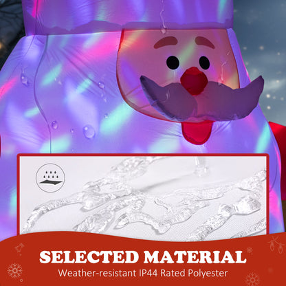 Outsunny Inflatable Christmas Santa Claus