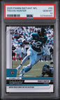 Graded 2025 Panini Instant Travis Hunter #58 Rookie RC Football Card PSA 10 Gem Mint
