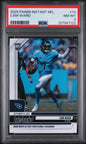 Graded 2025 Panini Instant NFL Cam Ward #74 Rookie RC Football Card PSA 8 Near Mint