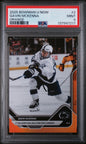 Graded 2025 Topps Bowman U Now Gavin McKenna #2 Orange Foil /25 Rookie RC Hockey Card PSA 9 Mint