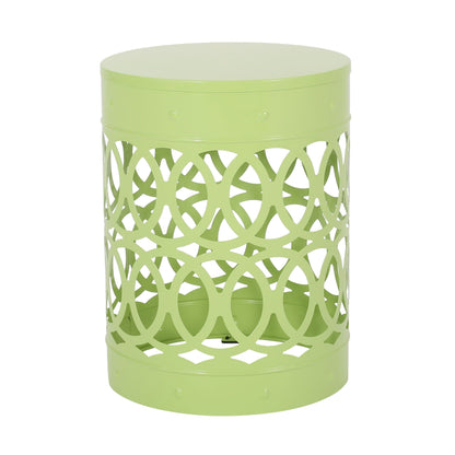 Outdoor Metal Side Table Set of 2