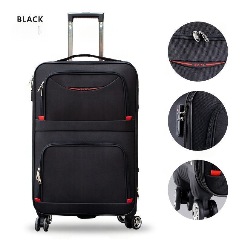 Four-wheel Rolling Suitcase Oxford Fabric Trolley Case