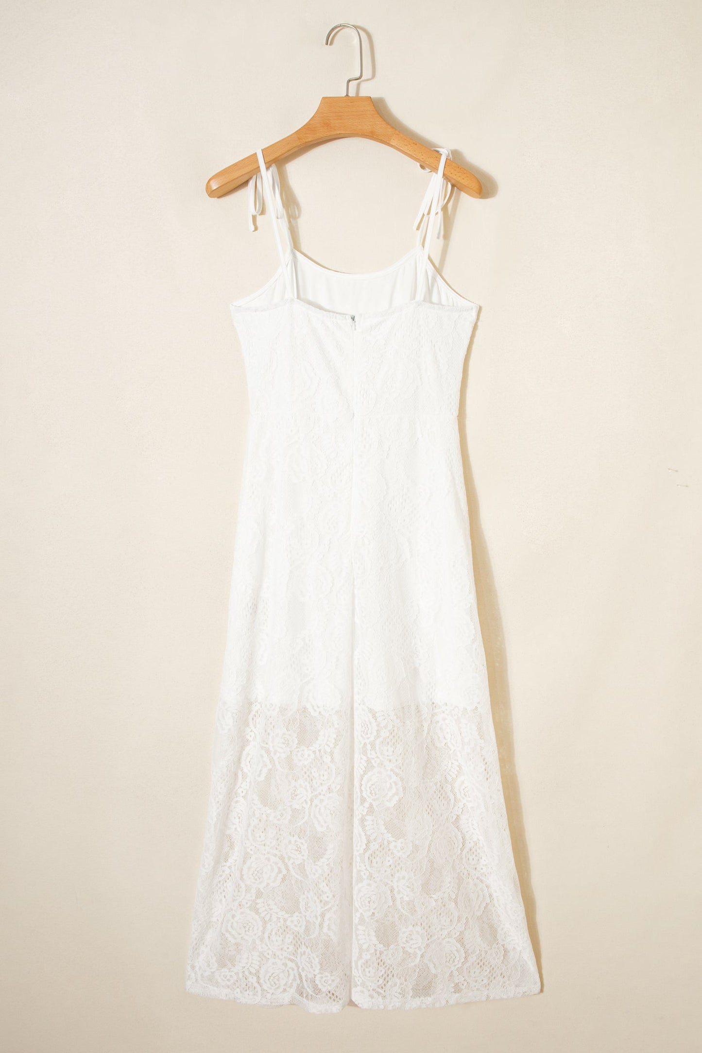 Maxine Lace Overlay Long Dress