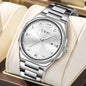 Simple Diamond Encrusted Quartz Watch Fashionable