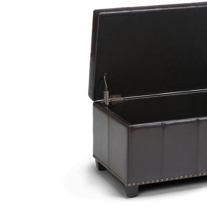 Amelia - Transitional Storage Ottoman Bench