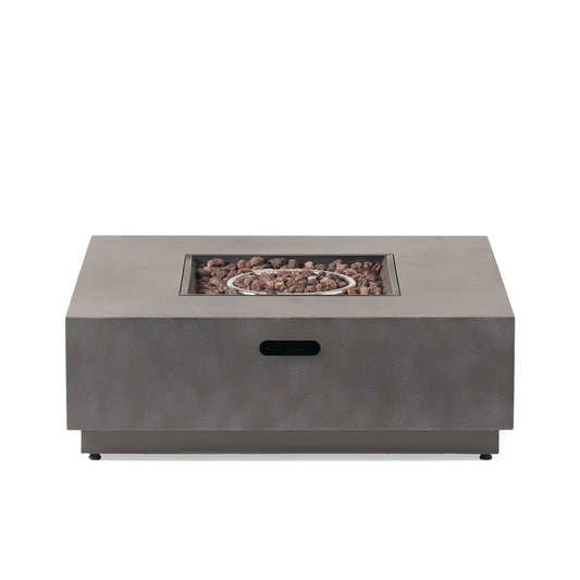 Modern Square Fire Pit With 50,000 BTU
