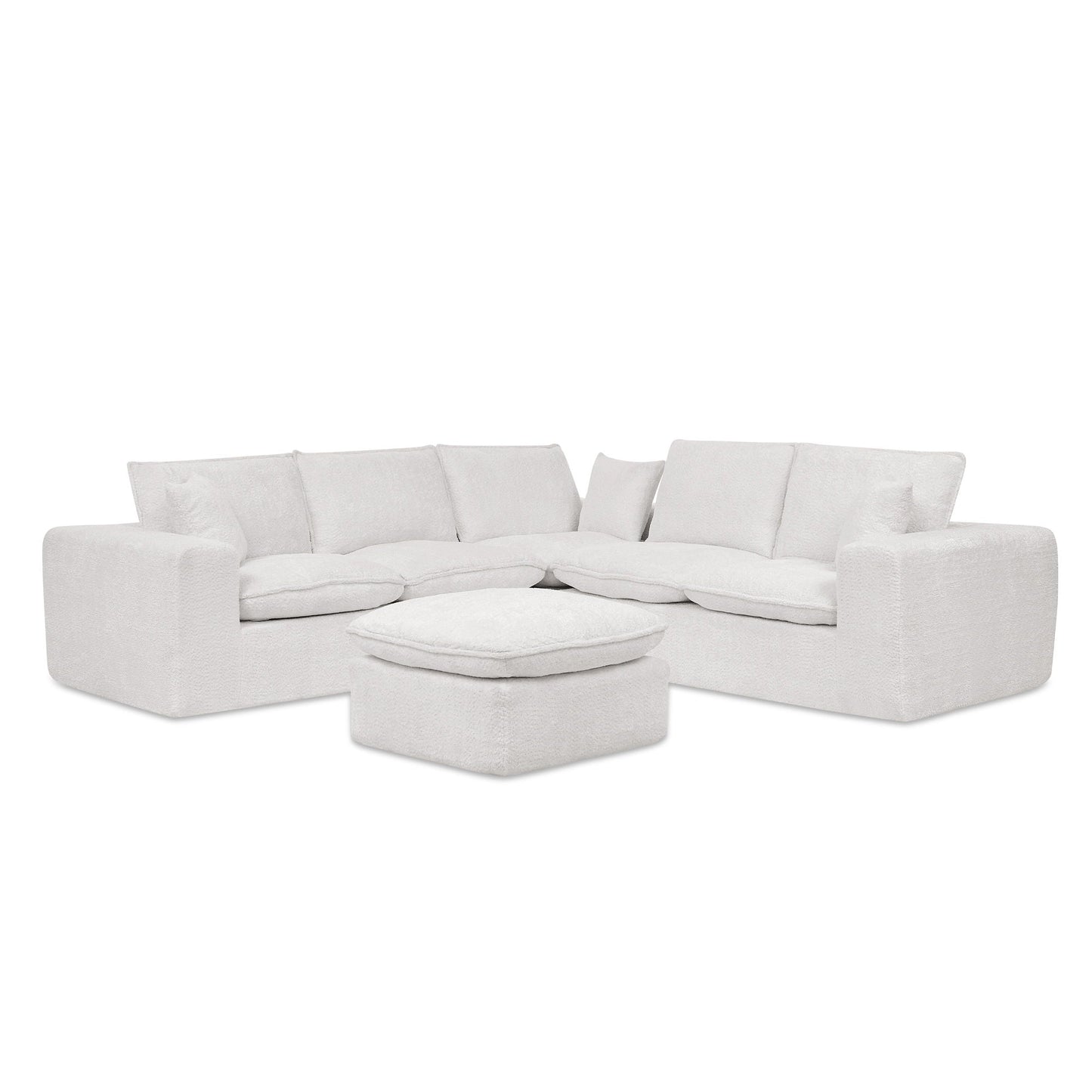 Sectional Sofa With Moveable Ottoman