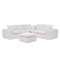 Sectional Sofa With Moveable Ottoman