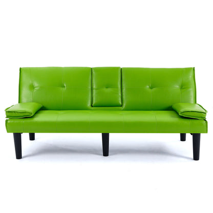Sofa Bed With Foldable Design And Cup Holder
