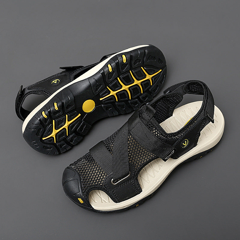 Mens Slip-on Large-size Sandals