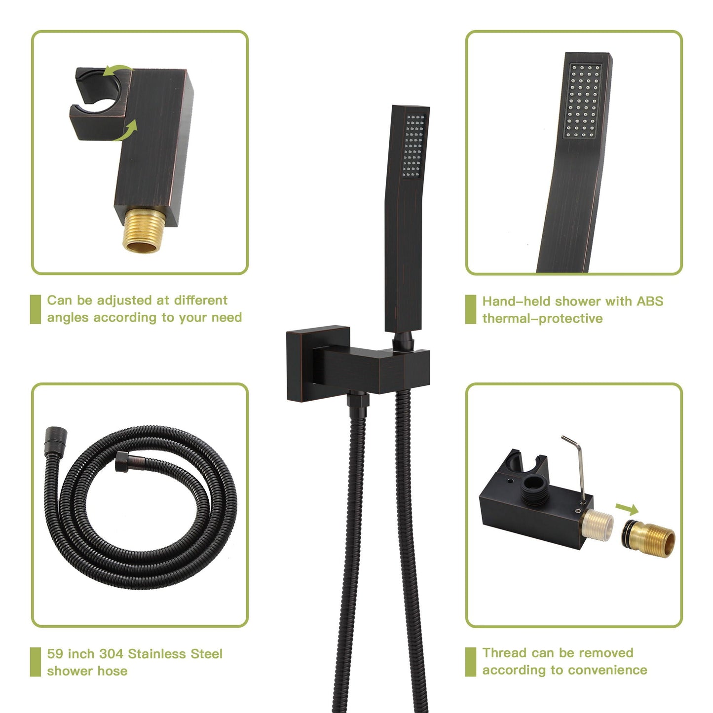 Dual Shower Head System With Ceiling Mount And Rough In Valve