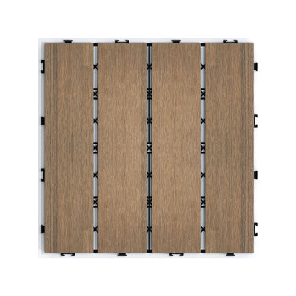 Patio Deck Tiles, Pack Of 22