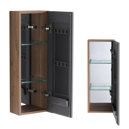 10'' Bathroom Mirror Cabinet with Storage
