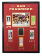 Framed San Francisco 49ers 5x Super Bowl Champions Replica Ticket 20x18 Football Photo Professionally Matted