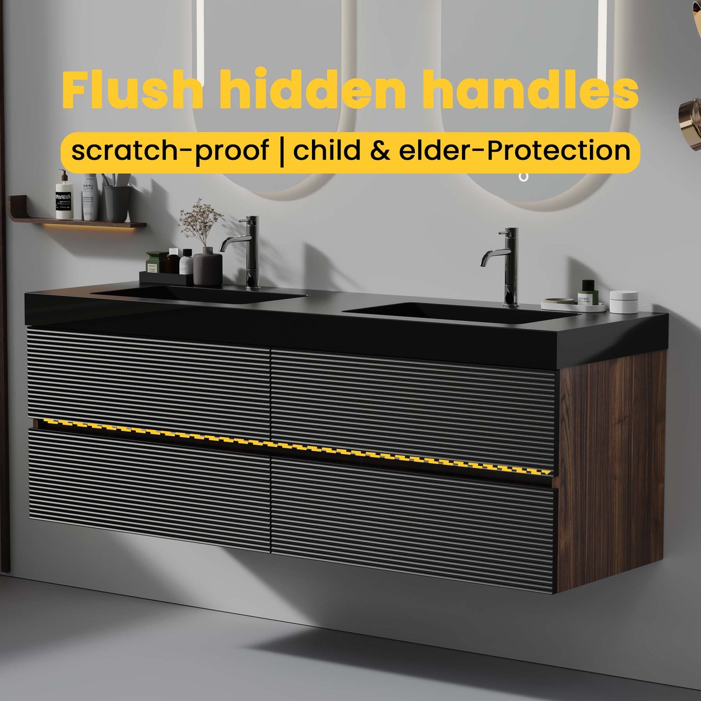 Grace 60" Bathroom Vanity