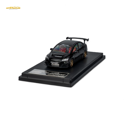 MicroTurbo FD2 J'S Racing Metallic Black 1:64