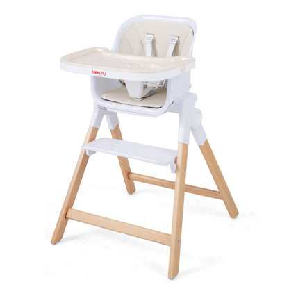 4-in-1 Convertible Baby High Chair with Adjustable Tray