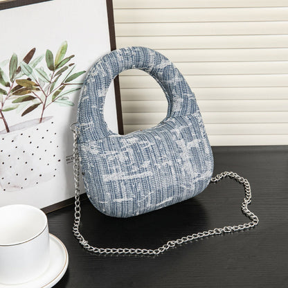 Women's Small Shoulder Bag, Versatile Magnetic Button Tote Evening Purse, Evening Bags for Women Formal