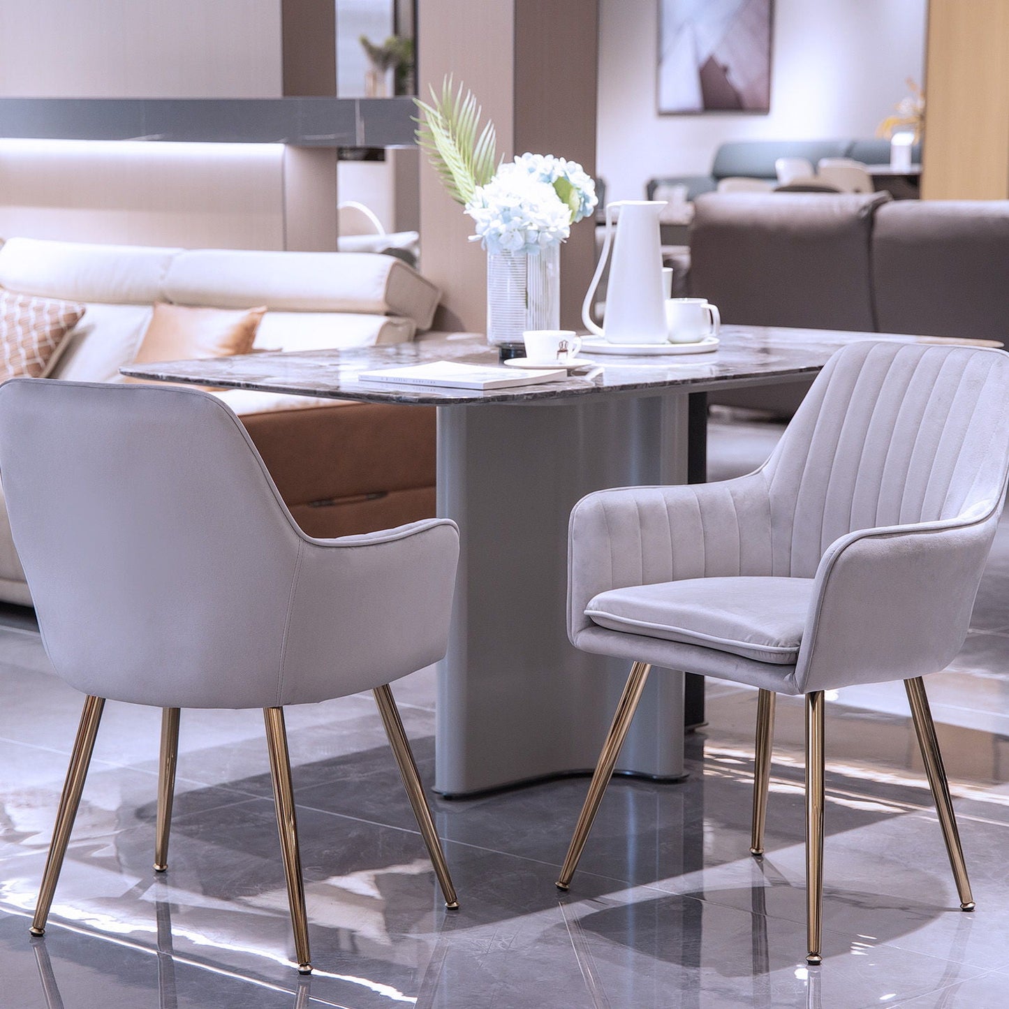 Modern Mid Back Dining Chairs