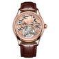 Double-sided Gemstone Glass Mechanical Watch