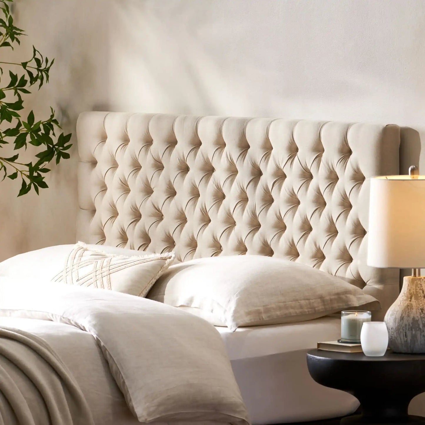 Annecy Contemporary Upholstered Headboard