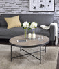 Bage Weathered Round Coffee Table
