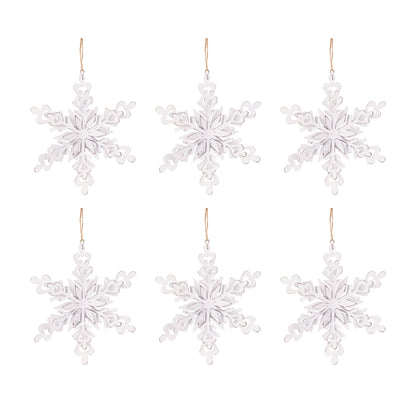 Iron Snowflake Hanger - Set of 6