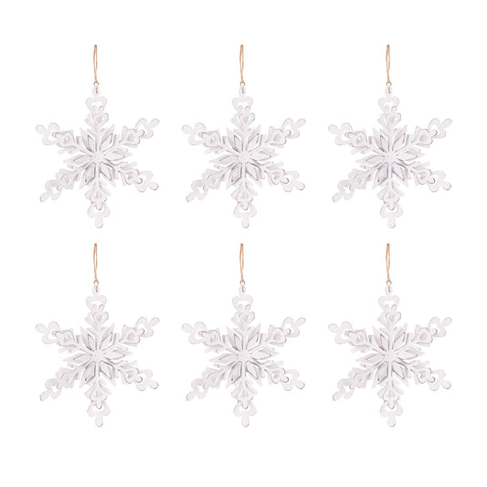 Iron Snowflake Hanger - Set of 6