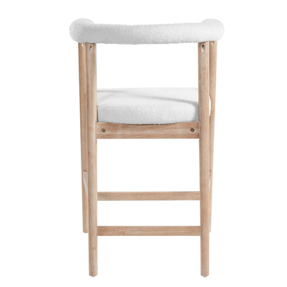 25" Seat Height Bar Stools with Back, Set of 2