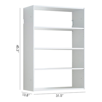 Devi - Wall Mounted Wood Closet System With Modular Design And Ample Storage