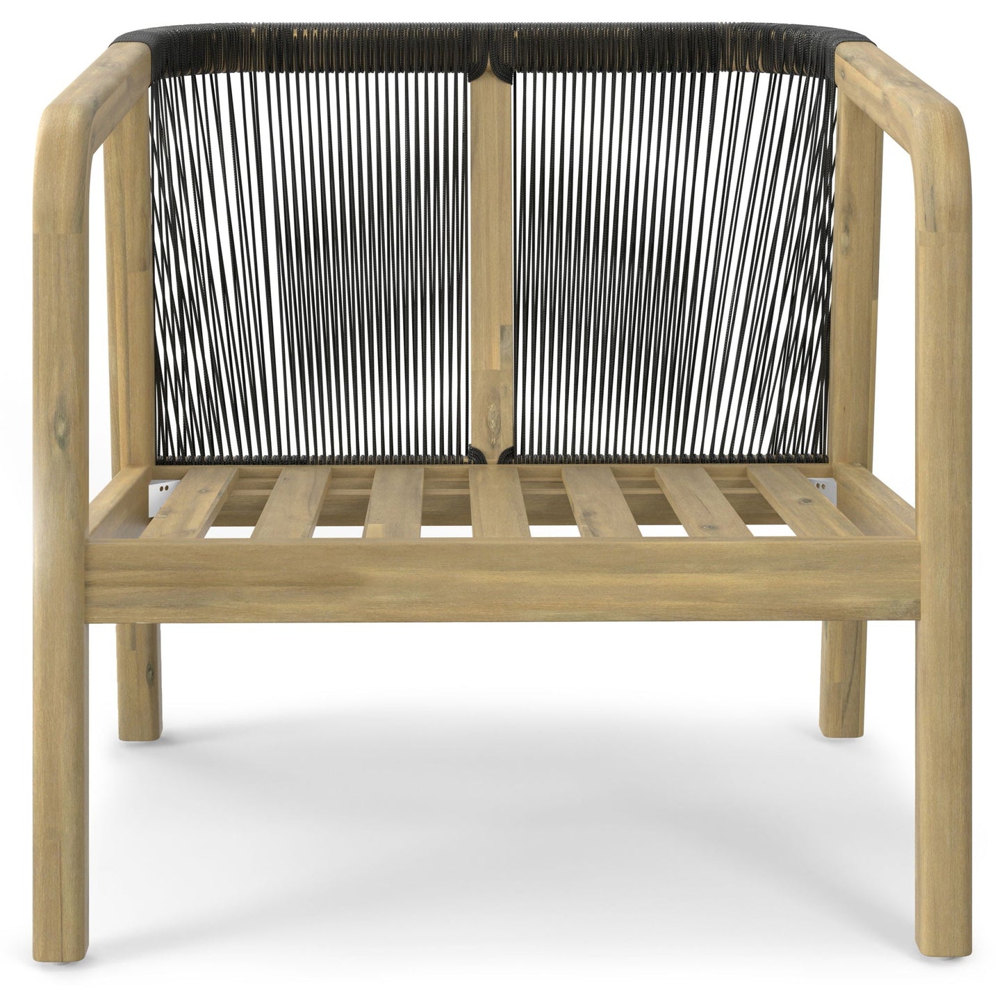 Palmetto - Outdoor Conversation Chair (Set of 2) - Stone Gray