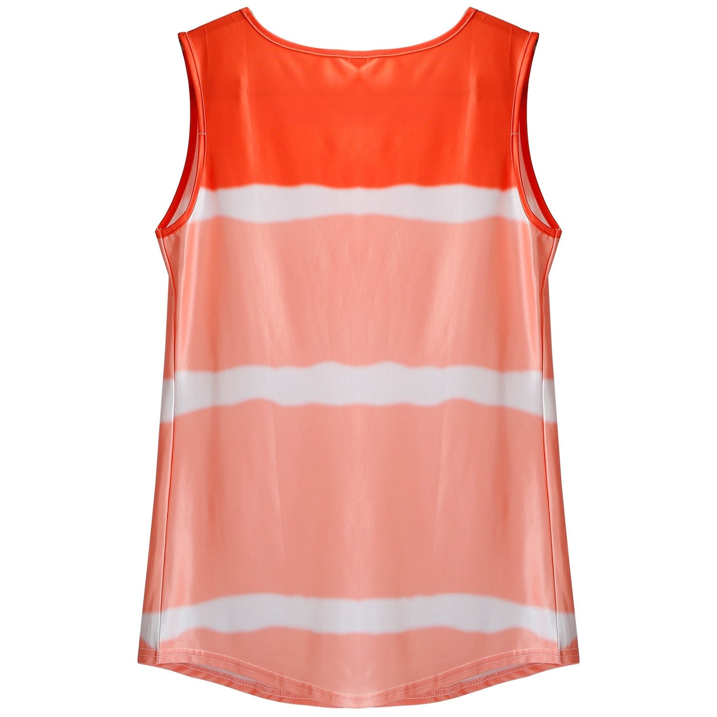 Women Tie-dye Sleeveless Tank Tops Summer Loose T Shirts Tops Button Down Shirts Vest Blouse Plus Size